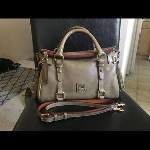 Olive Green Florentine Mini Satchel